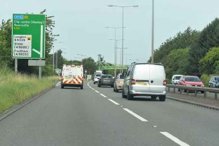 A50 live updates as Stoke-on-Trent crash 'blocks' road