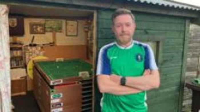 Garden shed helping players prepare for World Cup