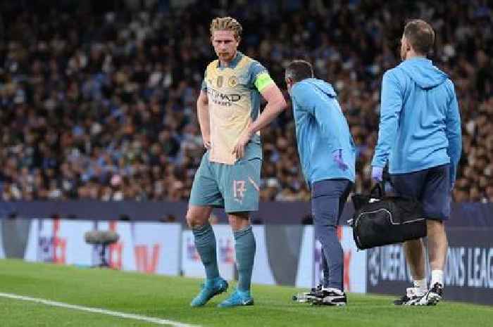 Pep Guardiola responds to Kevin De Bruyne injury scare as Man City star could miss Arsenal clash