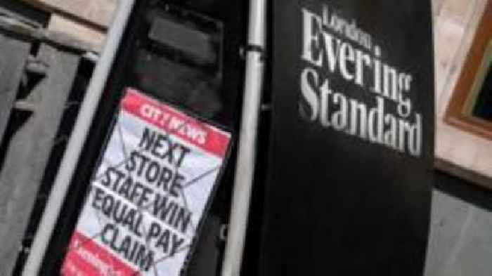 London Evening Standard prints final daily paper