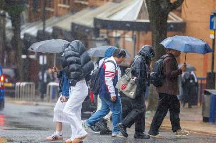 New weather warning ahead of weekend rainstorms and thunder