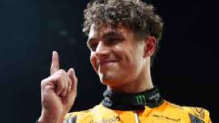 Norris on Singapore pole with Verstappen alongside