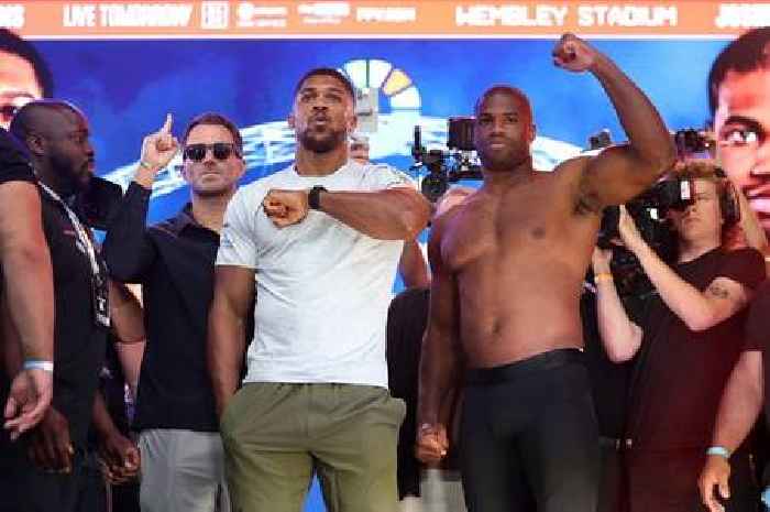 How to watch Anthony Joshua v Daniel Dubois fight on your TV