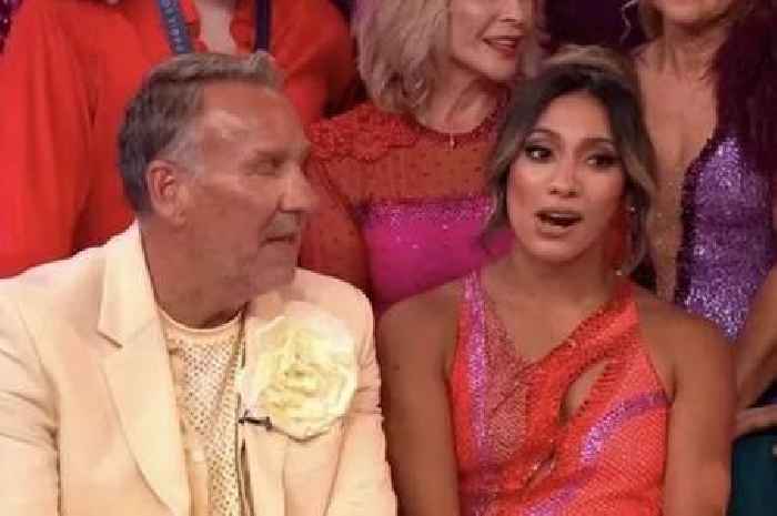 Strictly's Tess Daly says 'I promise I'm not joking' as she addresses Paul Merson song controversy