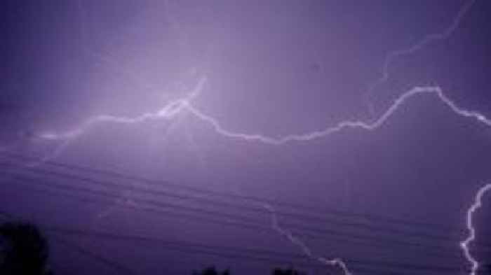 Warnings of heavy rain as thunderstorms hit parts of the UK