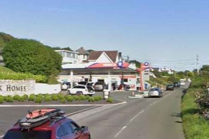 Live: Car fire breaks out near Devon petrol station