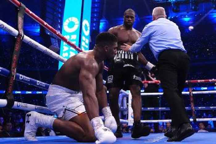 What Eddie Hearn screamed at Anthony Joshua after being 'hit in the nuts' during devastating Daniel Dubois defeat