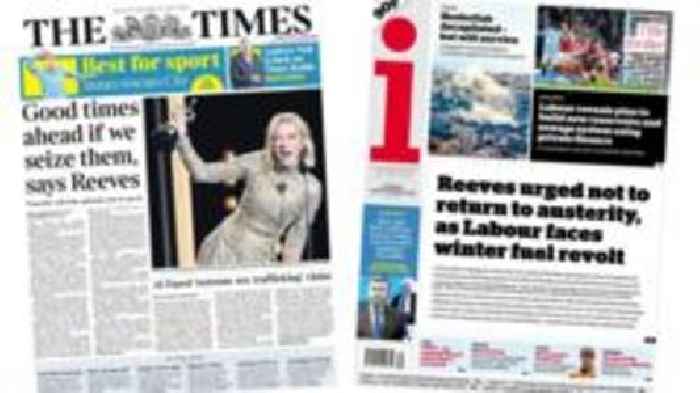 The Papers: 'Labour war on tax cheats' and winter fuel 'revolt'