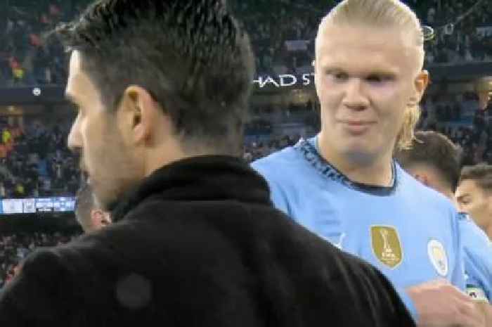 Erling Haaland rants 'stay humble' at Mikel Arteta and calls ex-Man City ace 'clown'