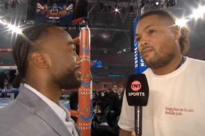 Joe Joyce 'freezes' in live TV interview as heavyweight boxer 'should not fight again'