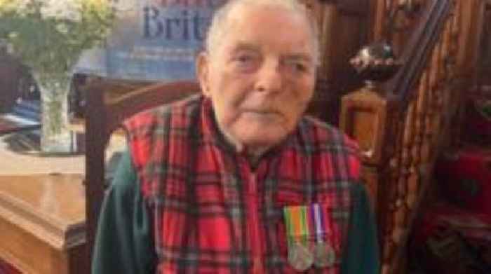 Veteran, 103, awarded medals 80 years on