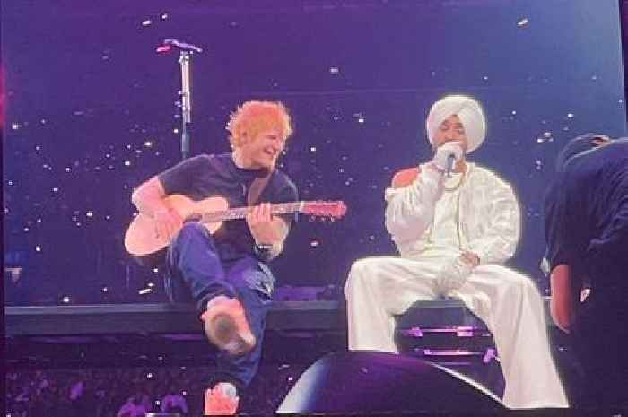 Ed Sheeran halts Diljit Dosanjh Birmingham gig to 'return the favour' to his 'brother'