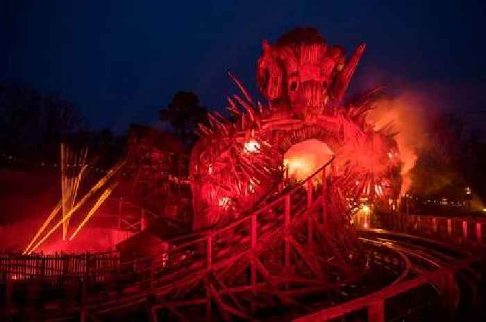 Alton Towers' rollercoaster evacuated as fire alarm sounds