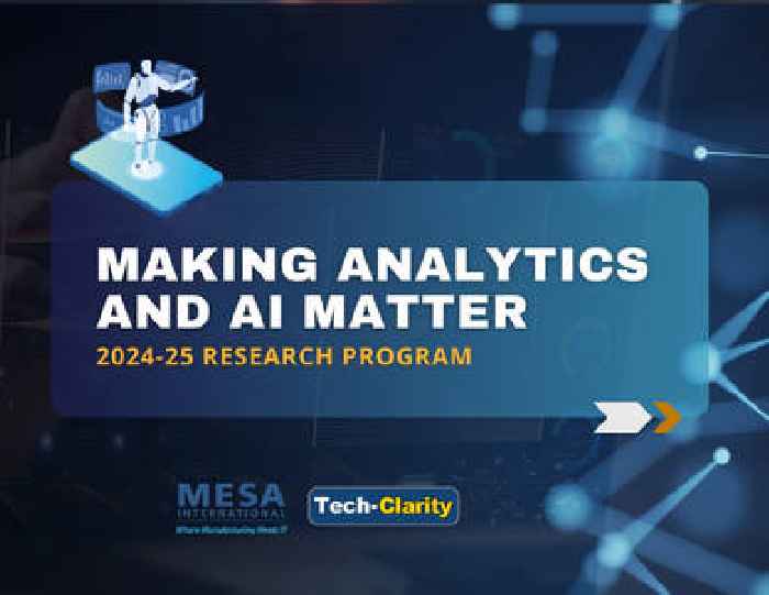  MESA and Tech-Clarity Launch Analytics and AI Research Program for 2024-25