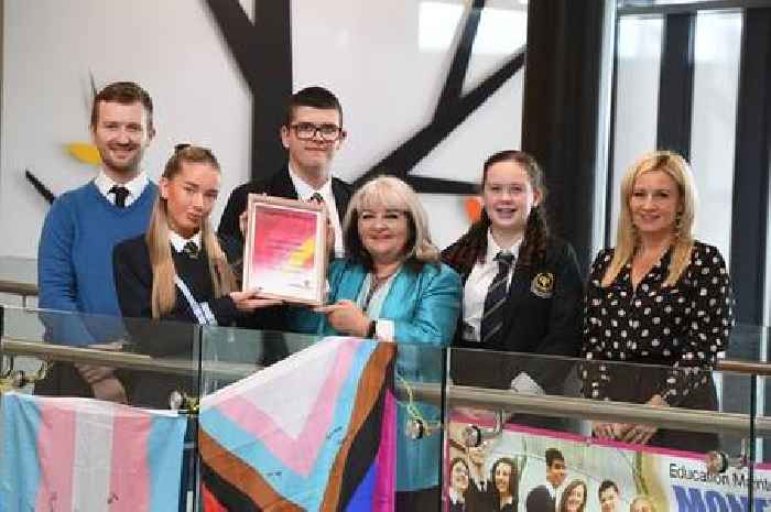 Respect due as pupils at high school in Wishaw receive anti-bullying accolade