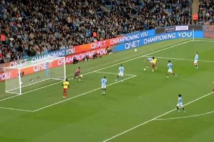 Fans rage as 'Erling Haaland goal' versus Man City ruled out because forward 'too strong'