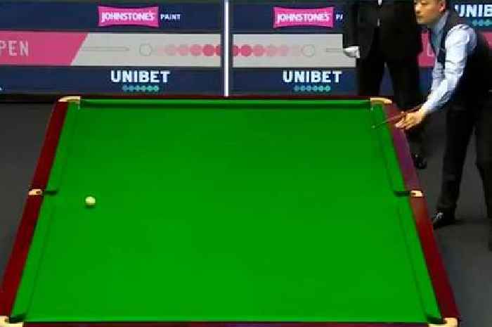 Snooker star doesn’t know where to look after losing to Luca Brecel in bizarre way