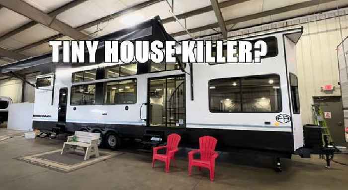 This Destination Trailer Ups the RV Game With 2 Lofts, 2 Bathrooms, and 2 Slide-Outs