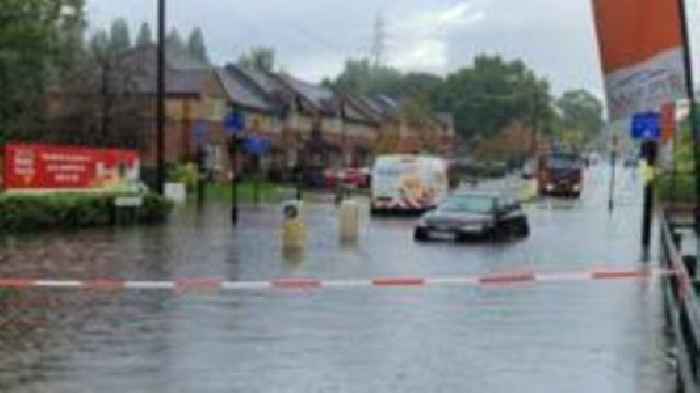 Heavy rain causes flash floods