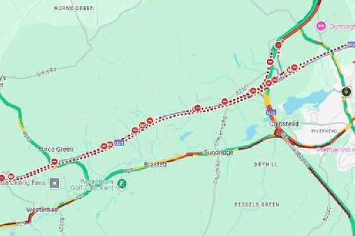 M25 diversion route near Kent as air ambulance called to serious crash