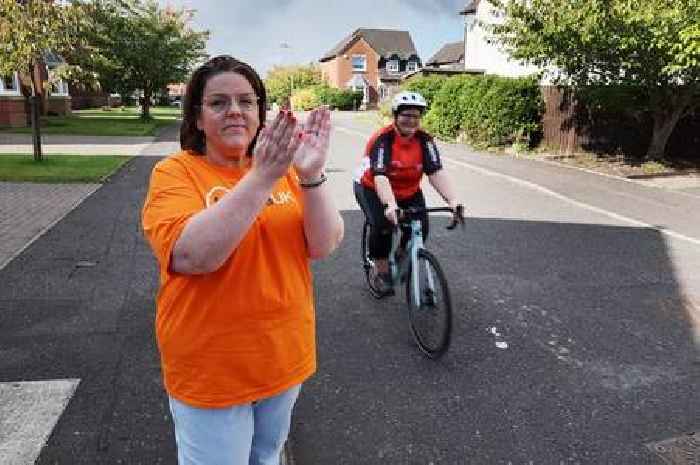 Scots woman bikes to Paris to find cure for inspirational sister's blood cancer