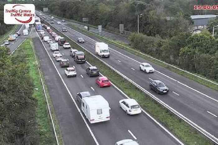 Live M4 updates as crash causes long delays near Swansea