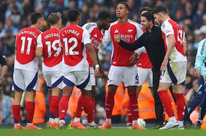 Arsenal player's leaked three-word message sums up private feelings on Man City