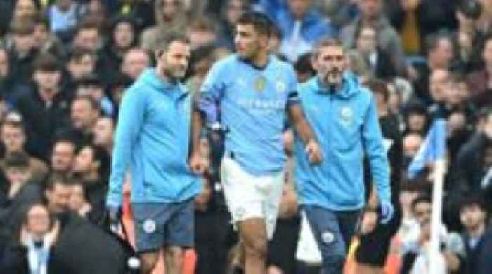 Man City's Rodri out for season with ACL injury