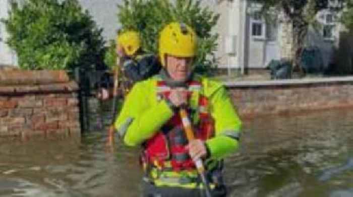 Schools and roads closed and homes flooded