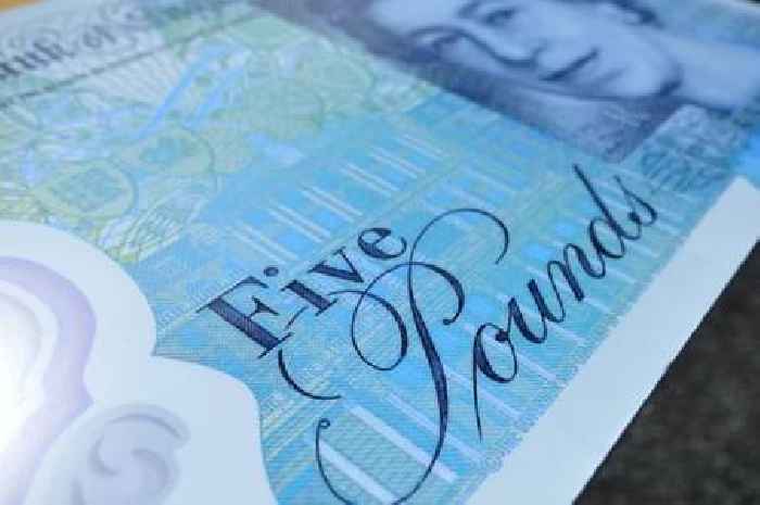 Six £5 notes worth £50,000 are in circulation across UK