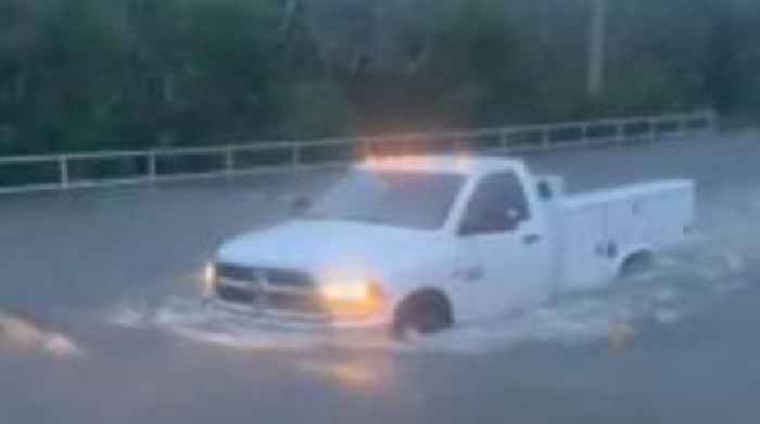 Raging waters and rescues as Hurricane Helene hits Florida