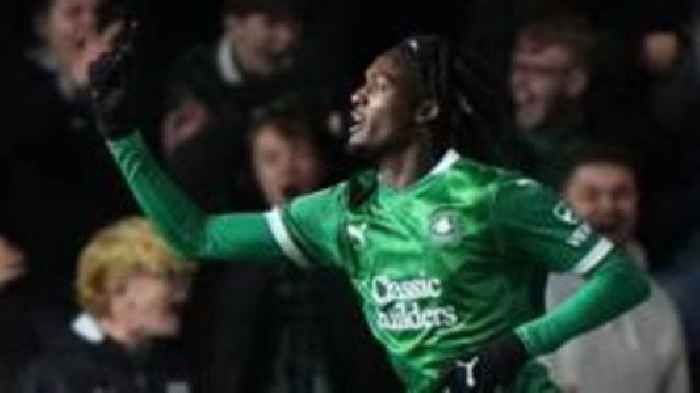 Cissoko scores two as Rooney's Plymouth beat Luton