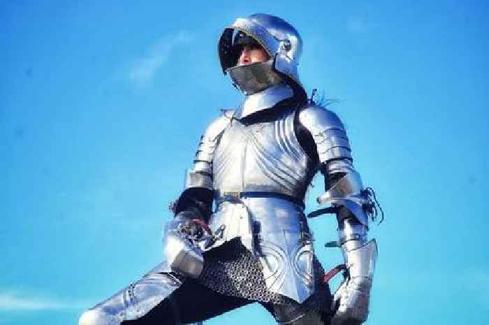 The council worker who's also a world-class jouster in a £7,500 custom-made suit of armour