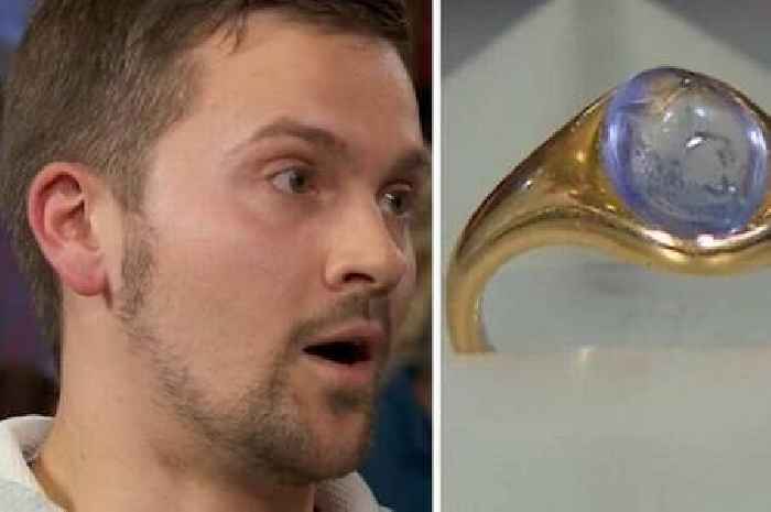 BBC Antiques Roadshow guest overwhelmed with emotion at late friend's ring valuation