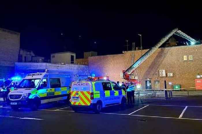 Man injured after falling from roof above Kilmarnock town centre shops