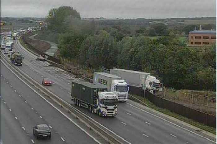 Live A1 traffic updates today as road closed after lorry leaves carriageway