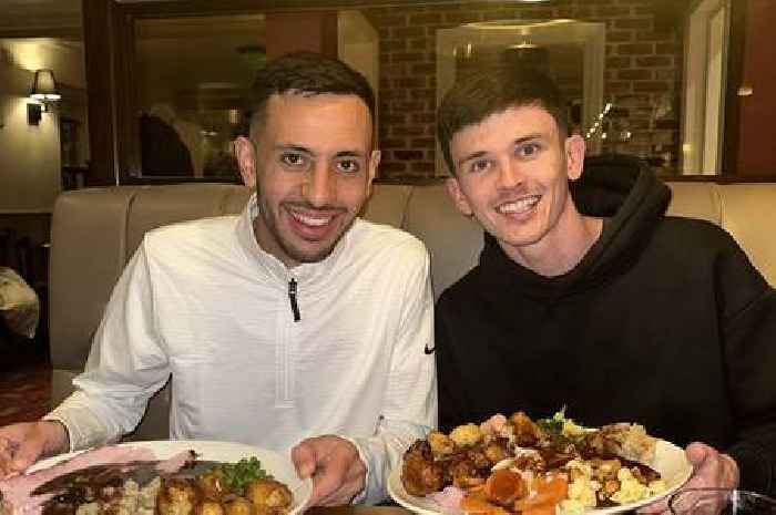 Premier League ace celebrates goals with massive meat-laden Toby Carvery meal