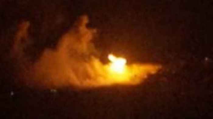 Watch: Explosions seen on Israel-Lebanon border