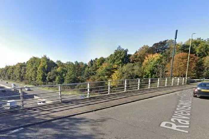 Man, 50s, dies after M3 crash when car falls off bridge onto motorway