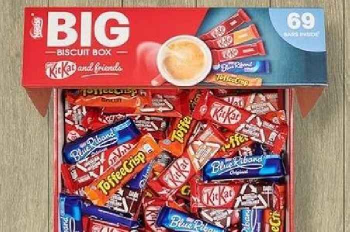 Amazon slashes price of Nestle Big Biscuit Box with 69 chocolate bars to under £20