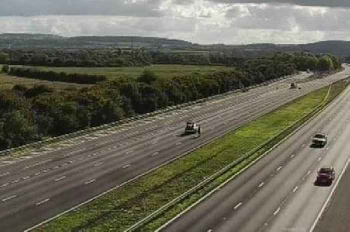 Air ambulance lands on M5 following serious crash in Somerset