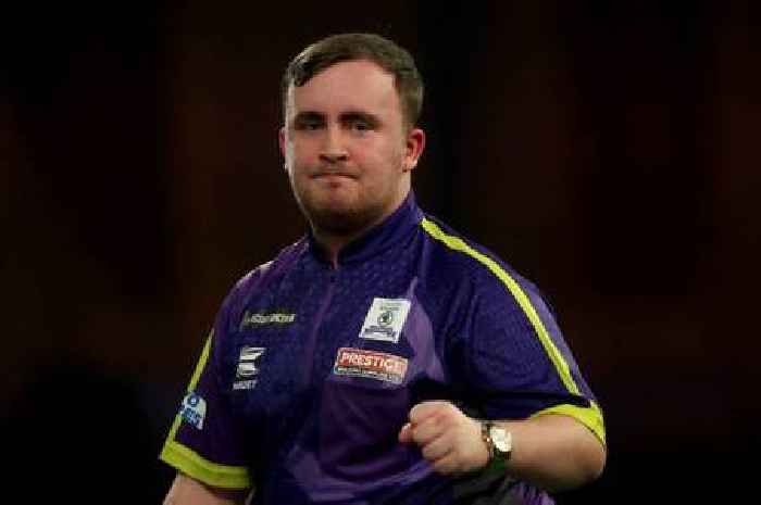 Luke Littler shows true colours with six-word message to darts rival Chris Dobey