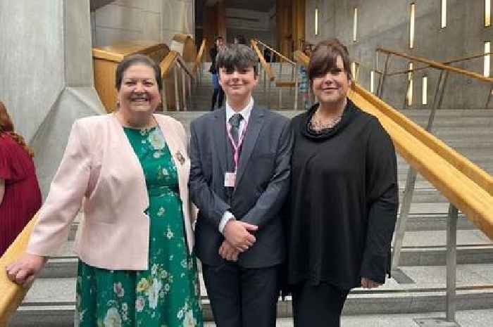Community hero joins Dumbarton MSP for Holyrood 25th anniversary celebrations