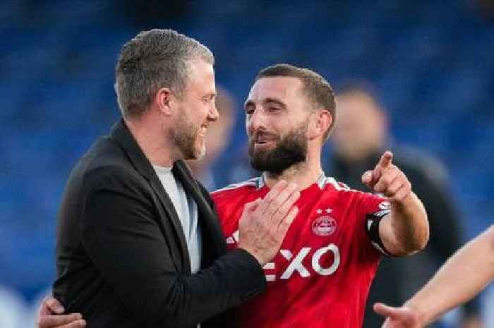 Graeme Shinnie insists Jimmy Thelin has Aberdeen stars looking over their shoulder and Hearts are in a 'false position'