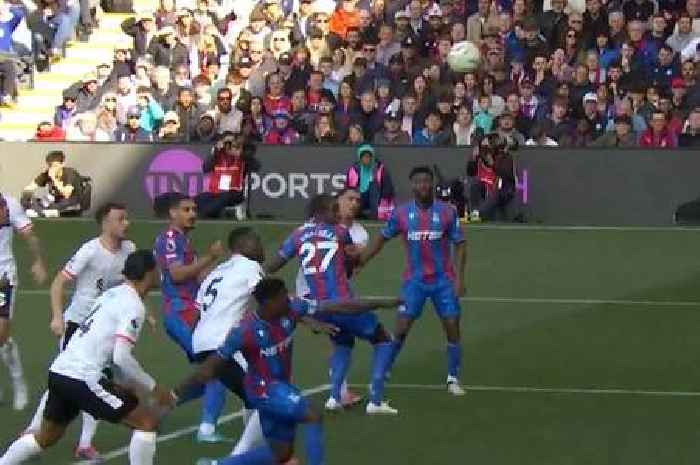 Reason why Crystal Palace were denied a penalty against Liverpool despite Van Dijk pull