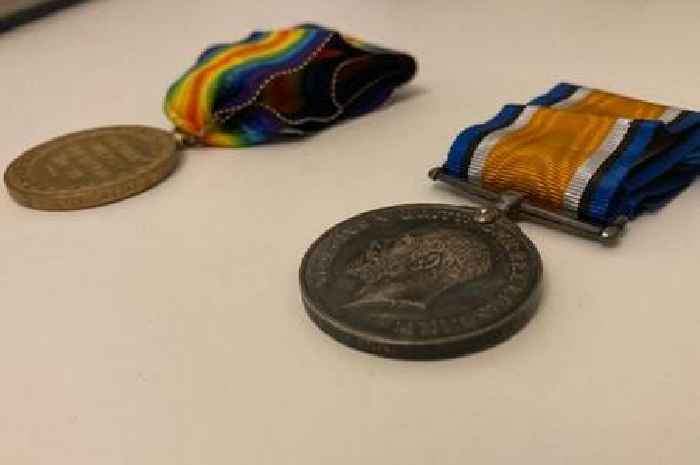 Sheer coincidence saw me reunited with Nottinghamshire ancestor's war medals