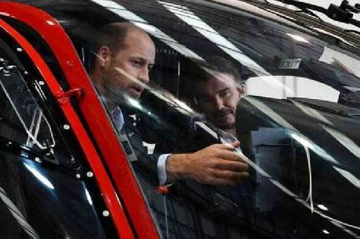 Prince William left 'saddened' after meeting with David Beckham