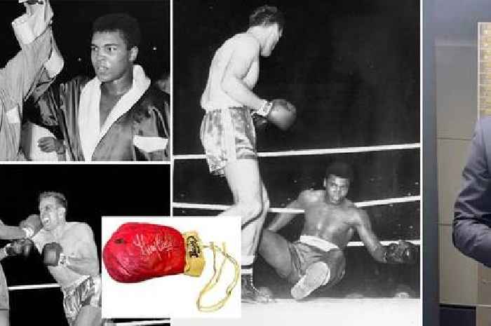 Muhammad Ali's infamous 'torn' boxing glove that helped him beat Henry Cooper set for auction