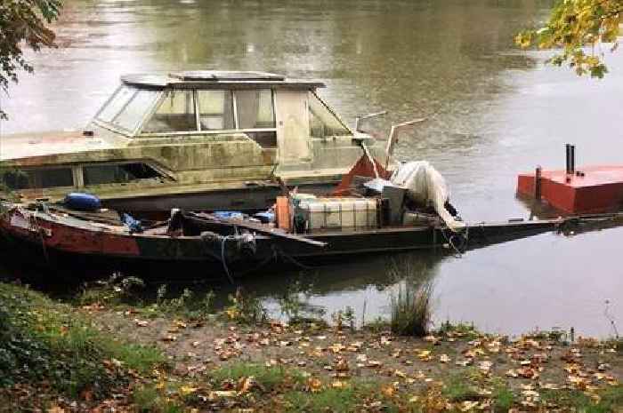 'Slumboat' waste blighting River Thames near historic Hampton Court Palace cleared