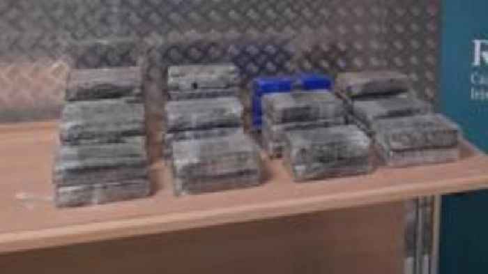 Arrest after cocaine worth €2.5m seized in Rosslare
